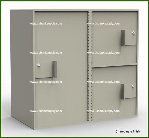 Double-Width Vault Interior Unit with 1 Tall Storage Cabinet and 2 Coin Cabinets - Main Image