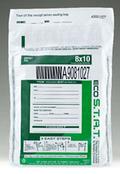 US Green ECO STAT  Tamper-Evident High Security Deposit Bags -- White - Main Image