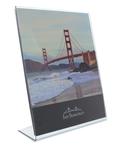 Counter-top Sign Holder: Acrylic Slant Back Easel  
