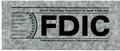 FDIC SIGN -- LASER ENGRAVED -- WALL MOUNT -- MARBLE - Main Image
