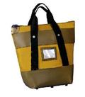 QUICK SHIP LOCKING COURIER BAG IN GOLD  -- 18