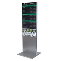  Modern Line Floor Display with 22x36 Magnetic Rate Display - Main Image