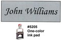 Model 5205 One Color Ink Pad - 1