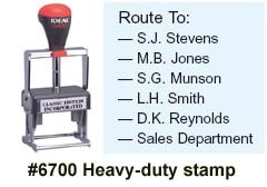 Model 6700 Heavy Duty Stamp - 1-7/8