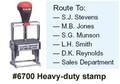 Model 6700 heavy duty stamp - 1-7/8