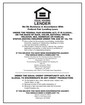 Equal Housing Lender Mandatory Wall Sign (Savings and Loans) White 11X14