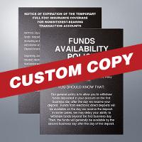 Custom 11 x 14 ADS, CRA and FA Mandatory Magnetic Signs
