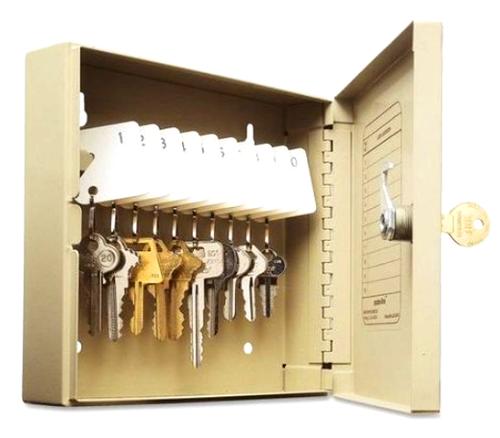 10 KEY Capacity Uni-Tag Key Cabinet - Main Image