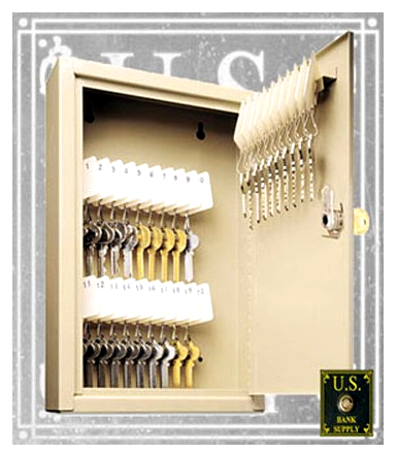 30 Key Capacity Uni-Tag Key Cabinet - Main Image