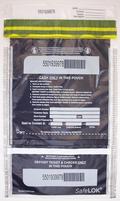 SafeLok Tamper Evident V-Twin High-Security Currency and Coin Bags - Main Image