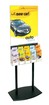 2-Sided Black and Clear Acrylic Poster Stand  - Main Image