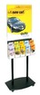 2-Sided Black and Clear Acrylic Poster Stand  - Main Image