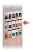 15-Pocket Literature Dispenser for use with Wood Floor Kiosks 