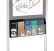 5-Pocket Acrylic Literature Dispenser with Adjustable Dividers - Main Image