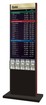 2-Sided Contemporary Metal Kiosk w/Printed Header - Main Image
