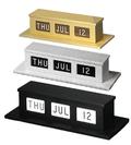 Double-Faced Perpetual Calendar for Counter Mounting