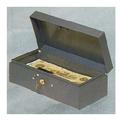 Steel bond box with safety latch system