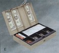 Cash box with combination lock