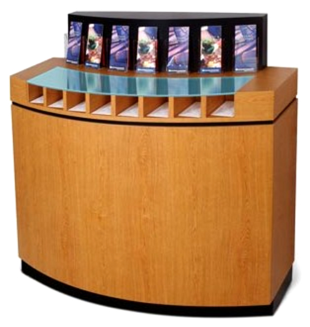 Curved Counter with 8 Compartments - Main Image