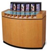 Curved Counter with 8 Compartments