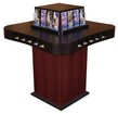 Four-Sided Curved Counter with Laminate Top and 20 Compartments -- PRICE $5,575.00 - Main Image