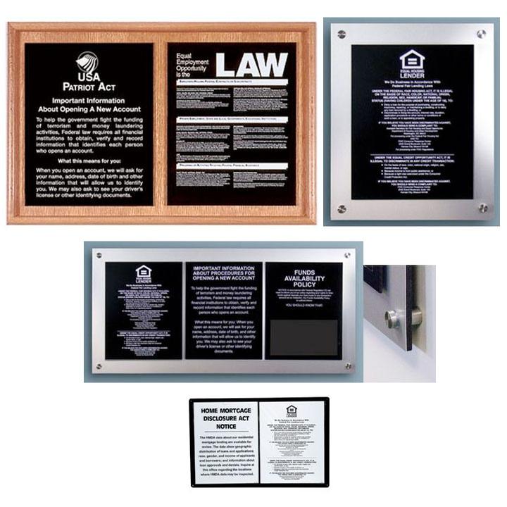 Signs & Displays, Frames for Mandatory Signs